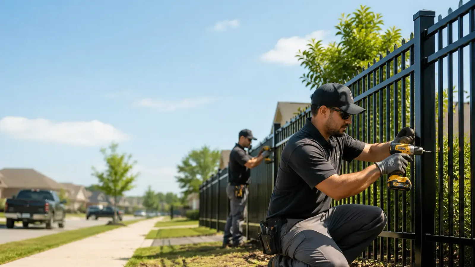 Metal Fence Installation in Brooker, FL